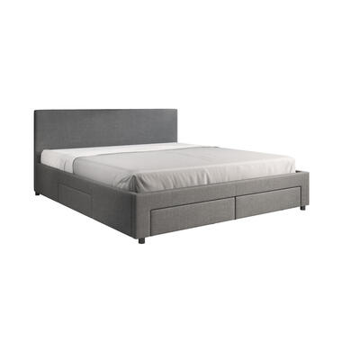 Meubella Lit double Suente - Gris - 180x200 cm product