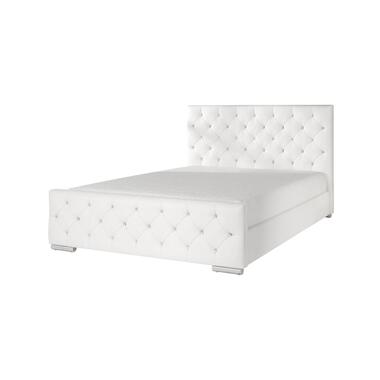 Meubella - Tweepersoonsbed Aventura Diamond - Wit - 180x200 cm product