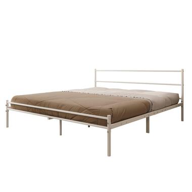 Meubella - Tweepersoonsbed Manta - Wit - Metaal - 180x200 product