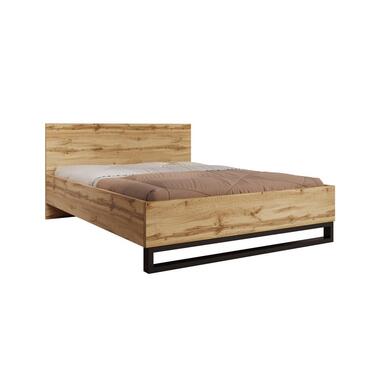 Meubella Lit double Harlow - Chêne - 160x200 cm product