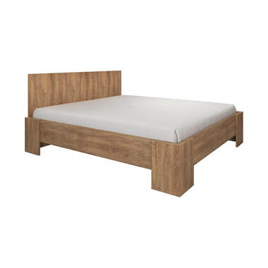 Meubella Lit double Monaco - Chêne - 160x200 cm product