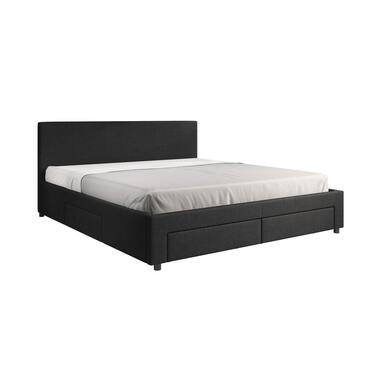 Meubella Lit double Suente - Noir - 180x200 cm product
