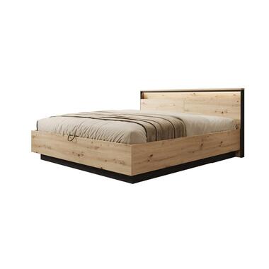 Meubella Lit double Quarry - Oak - 180x200 cm product