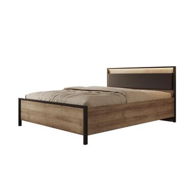 Meubella Lit double Honduras - Chêne - 160x200 cm product
