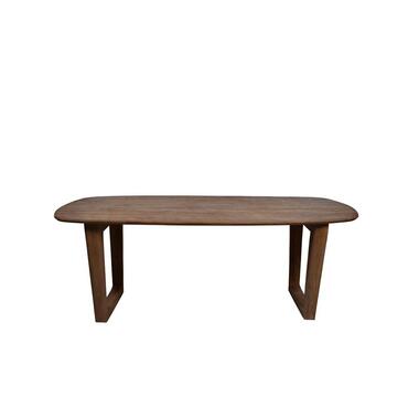 Livingfurn - Eetkamertafel Cortez - Bruin - Mangohout - 200 cm product