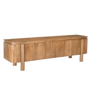 Meuble TV Bois de manguier naturel - 170x40x50cm - Salano product
