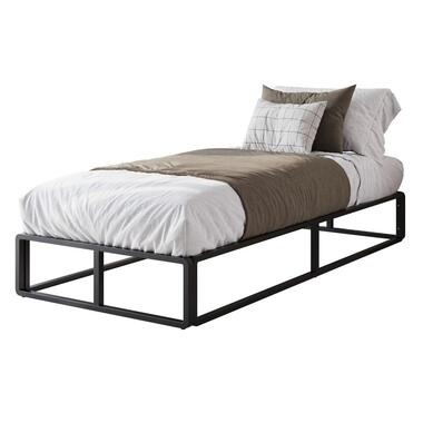 Meubella Lit simple Andrea - Noir - 90x200 cm product