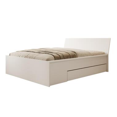 Meubella Lit double Brett - Blanc - 160x200 cm product