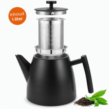 Goliving Théière avec filtre - 1 litre - Noir product