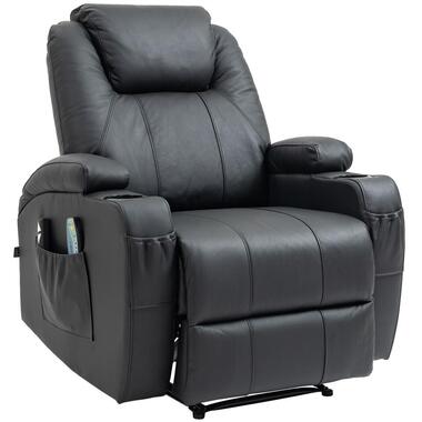 CLP Fauteuil Hepler Noir Cadre - Véritable cuir - Noir product