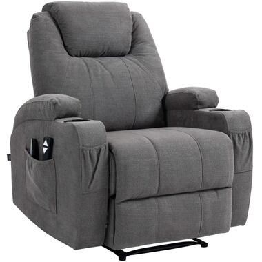 CLP Fauteuil Hepler zwart Frame - Stof - grijs product