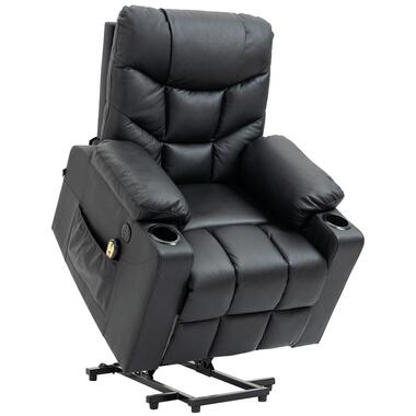 CLP Fauteuil Andover Noir Cadre - Véritable cuir - Noir product