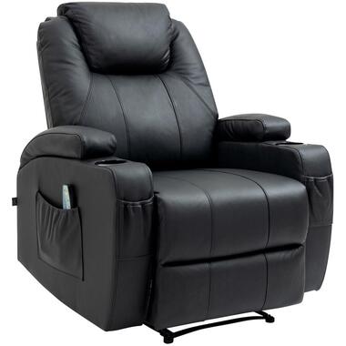 CLP Fauteuil Galena Noir Cadre - Véritable cuir - Noir product
