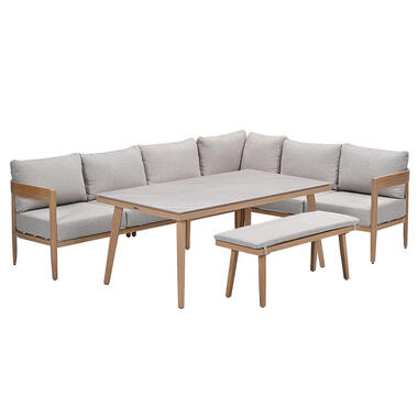 Garden Impressions lounge dining set San Mauro napoli sand - 6-delig product
