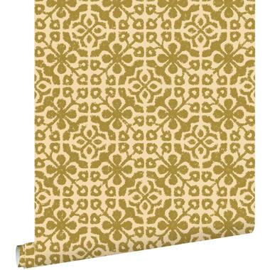 ESTAhome papier peint - carreaux de ciment - vert olive grisé - 50 x 900 cm product