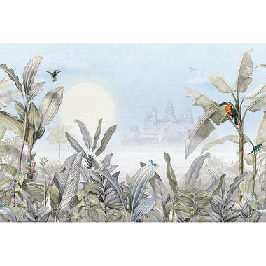 Sanders & Sanders papier peint panoramique - jungle - vert et bleu product