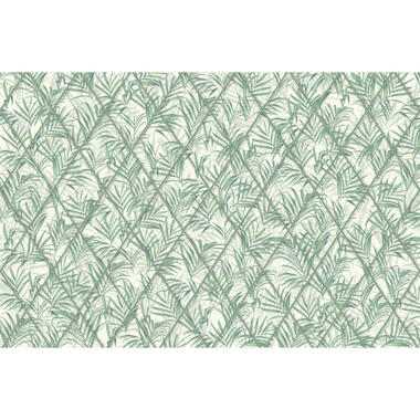 Sanders & Sanders fotobehangpapier - palmbladeren - groen - 424 x 280 cm product