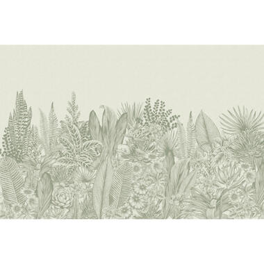 Sanders & Sanders fotobehangpapier - palmbladeren - groen - 424 x 280 cm product