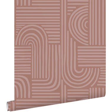 ESTAhome papier peint - graphique 3D - vieux rose - 50 x 900 cm product