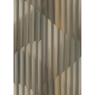 Erismann behangpapier - grafisch 3D motief - taupe - 53 cm x 10.05 m product