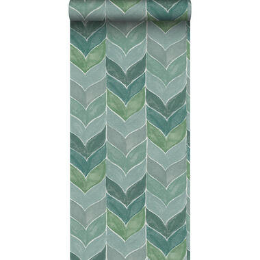 Sanders & Sanders papier peint - motif graphique - vert - 53 cm x 10,05 m product