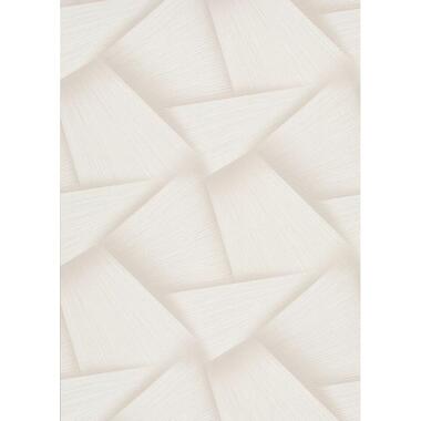 Erismann papier peint - motif graphique 3D - beige clair - 53 cm x 10.05 m product
