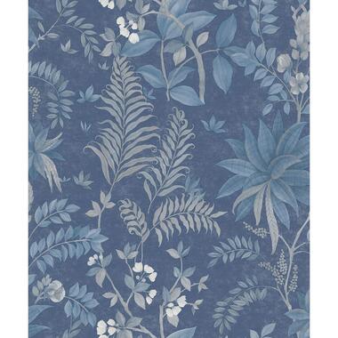 Sanders & Sanders papier peint - feuilles tropicales - bleu - 53 cm x 10,05 m product