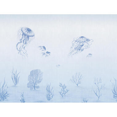 Sanders & Sanders fotobehangpapier - onderwaterwereld - blauw - 371 x 280 cm product
