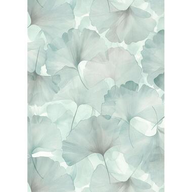 Erismann behangpapier - ginkgo bladeren - blauwgroen - 53 cm x 10.05 m product