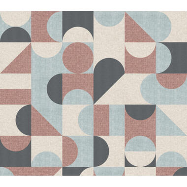 Sanders & Sanders fotobehangpapier - cirkels in Bauhaus stijl product