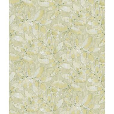 Sanders & Sanders papier peint - feuilles dessinées - jaune - 53 cm x 10,05 m product