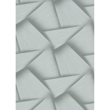 Erismann papier peint - motif graphique 3D - vert - 53 cm x 10.05 m product