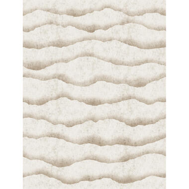 Sanders & Sanders fotobehangpapier - gelaagd marmer steen - beige product