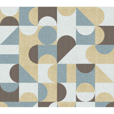 Sanders & Sanders papier peint panoramique - cercles de style Bauhaus product