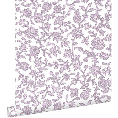 ESTAhome papier peint - fleurs vintage - lilas violet - 50 x 900 cm product