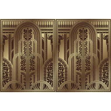 Sanders & Sanders papier peint panoramique - art déco - or - 424 x 280 cm product