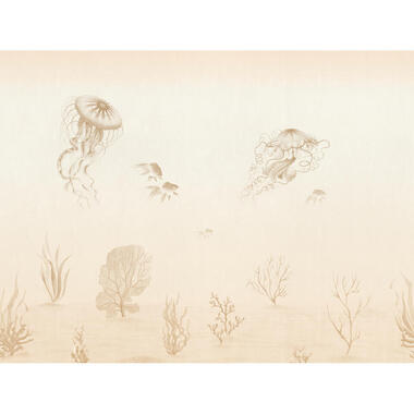 Sanders & Sanders fotobehangpapier - onderwaterwereld - beige - 371 x 280 cm product