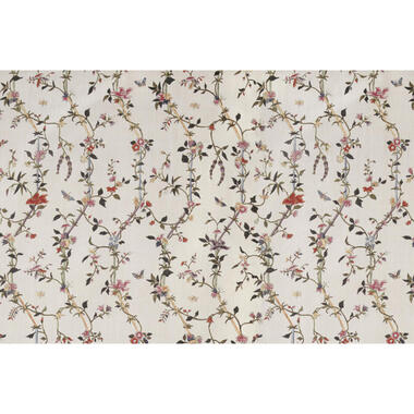 Sanders & Sanders fotobehangpapier - bloemen - roze en groen - 424 x 280 cm product