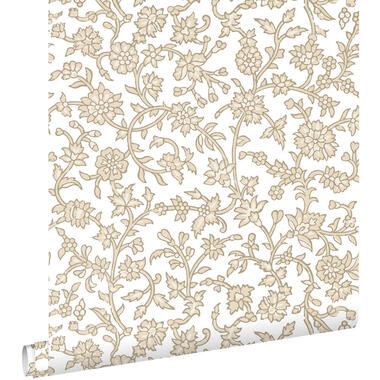 ESTAhome behangpapier - vintage bloemen - beige - 50 x 900 cm - 131518 product