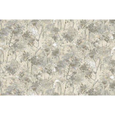 Sanders & Sanders fotobehangpapier - bloemmotief - beige - 424 x 280 cm product