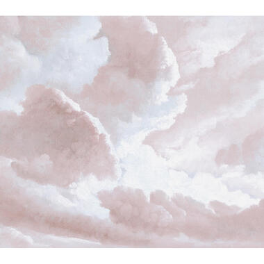 Sanders & Sanders fotobehangpapier - wolken - roze - 318 x 280 cm product