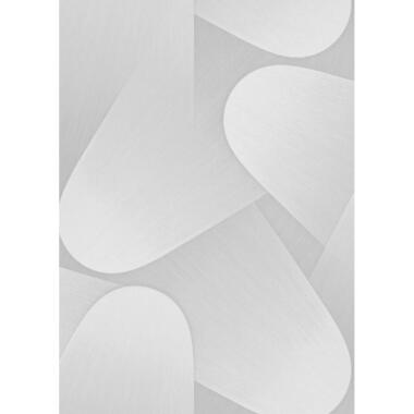 Erismann papier peint - motif graphique 3D - gris argent - 53 cm x 10.05 m product