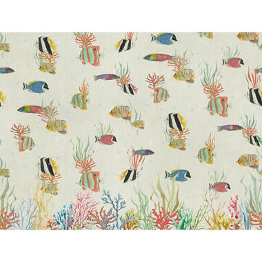 Sanders & Sanders fotobehangpapier - vissen - meerkleurig - 371 x 280 cm product