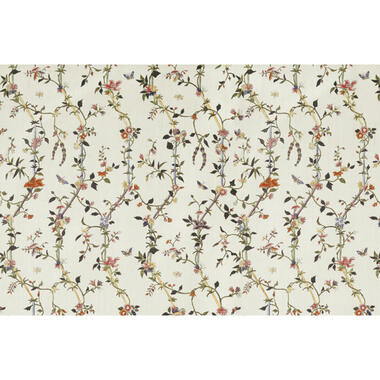 Sanders & Sanders fotobehangpapier - bloemen - wit en groen - 424 x 280 cm product