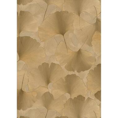 Erismann behangpapier - ginkgo bladeren - goud - 53 cm x 10.05 m product