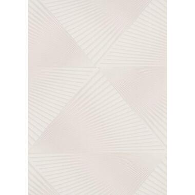 Erismann behangpapier - 3D grafisch motief - beige - 53 cm x 10.05 m product