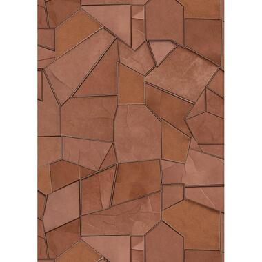 Erismann papier peint - carreaux de ciment - terracotta - 53 cm x 10.05 m product