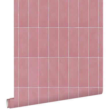 ESTAhome papier peint - motif de carrellages - rose - 50 x 900 cm product