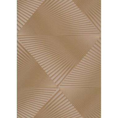 Erismann papier peint - motif graphique 3D - marron - 53 cm x 10.05 m product