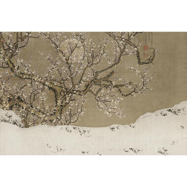 Sanders & Sanders papier peint panoramique - fleurs de cerisier - marron product